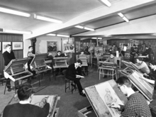 Life drawing in the top of the Workshop block.