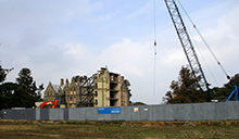 Work underway on President Hall